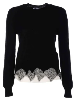 Maglione in pizzo ragnatela