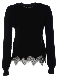 Maglione in pizzo ragnatela