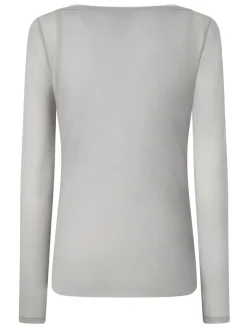 Maglione merci in cotone grigio
