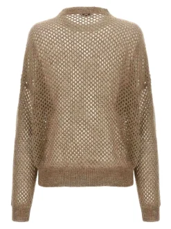 Maglione netto abbagliante rustico