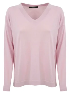 Maglione rania in seta e filato di cotone