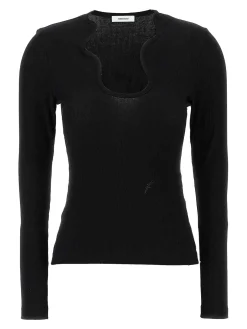 Maglione scollo a forma di scollo