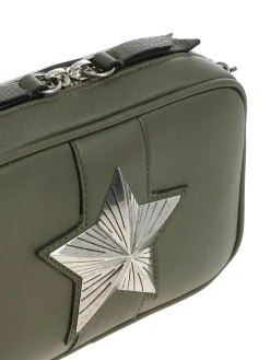 Marsupio in pelle verde