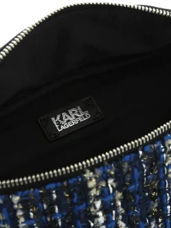 Marsupio K/Studio Tweed blu e nero
