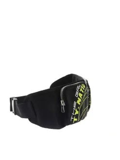 Marsupio nero con stampe fluo