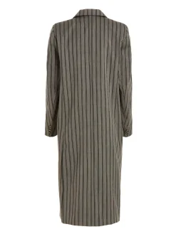 Maxi cappotto a righe