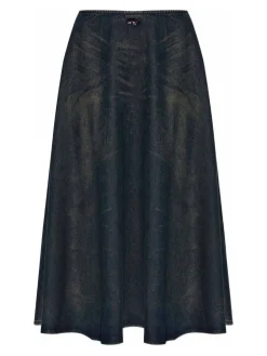Maxi gonna blu blu navy `de -nie-s`