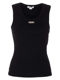 McQueen Black Logo Top