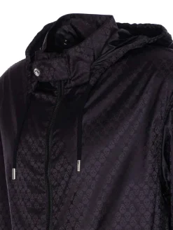 McQueen Black Skull Stampa giacca