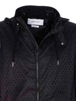 McQueen Black Skull Stampa giacca