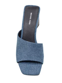 Merriam Wedge in tessuto jeans