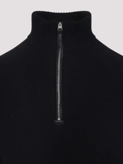 Mezzo maglione zip