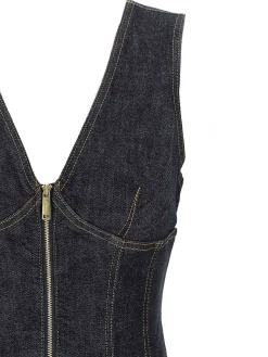 Mini abito in Indigo Denim