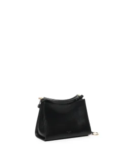 Mini borsa a clic in pelle