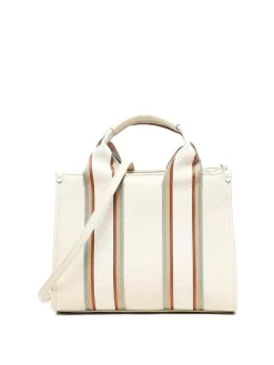 Mini borsa con bande contrastanti