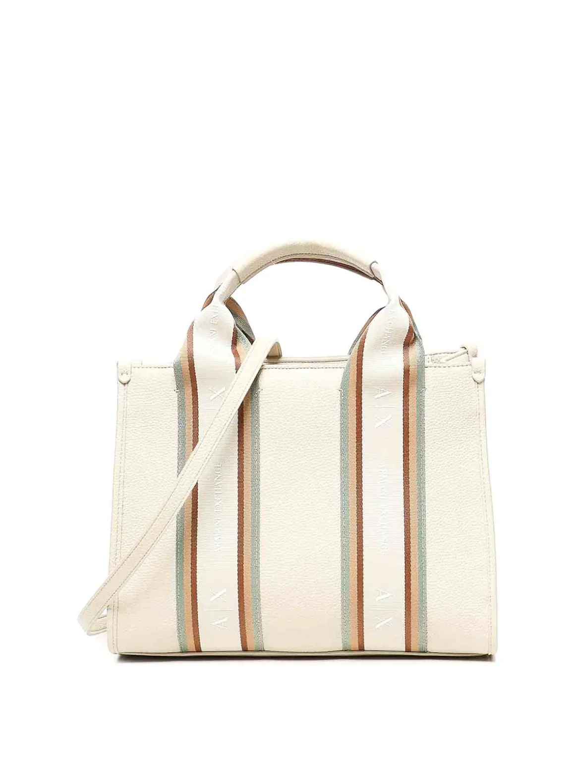 Mini borsa con bande contrastanti