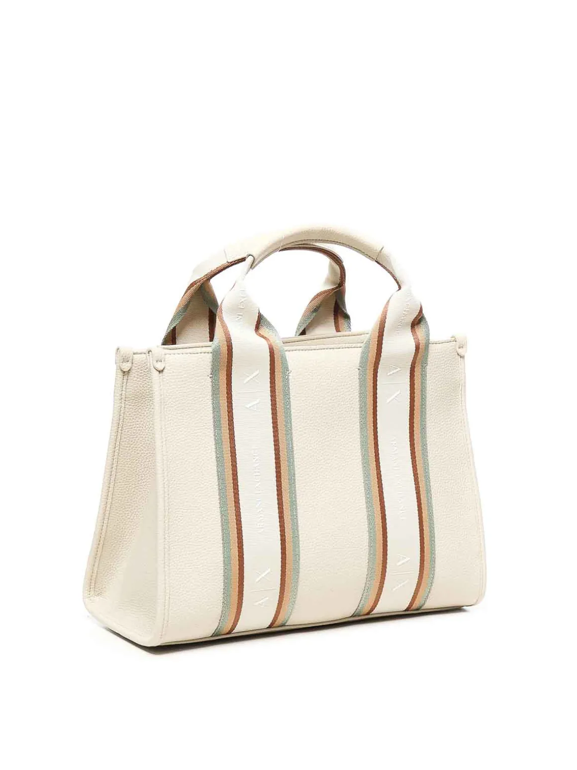 Mini borsa con bande contrastanti