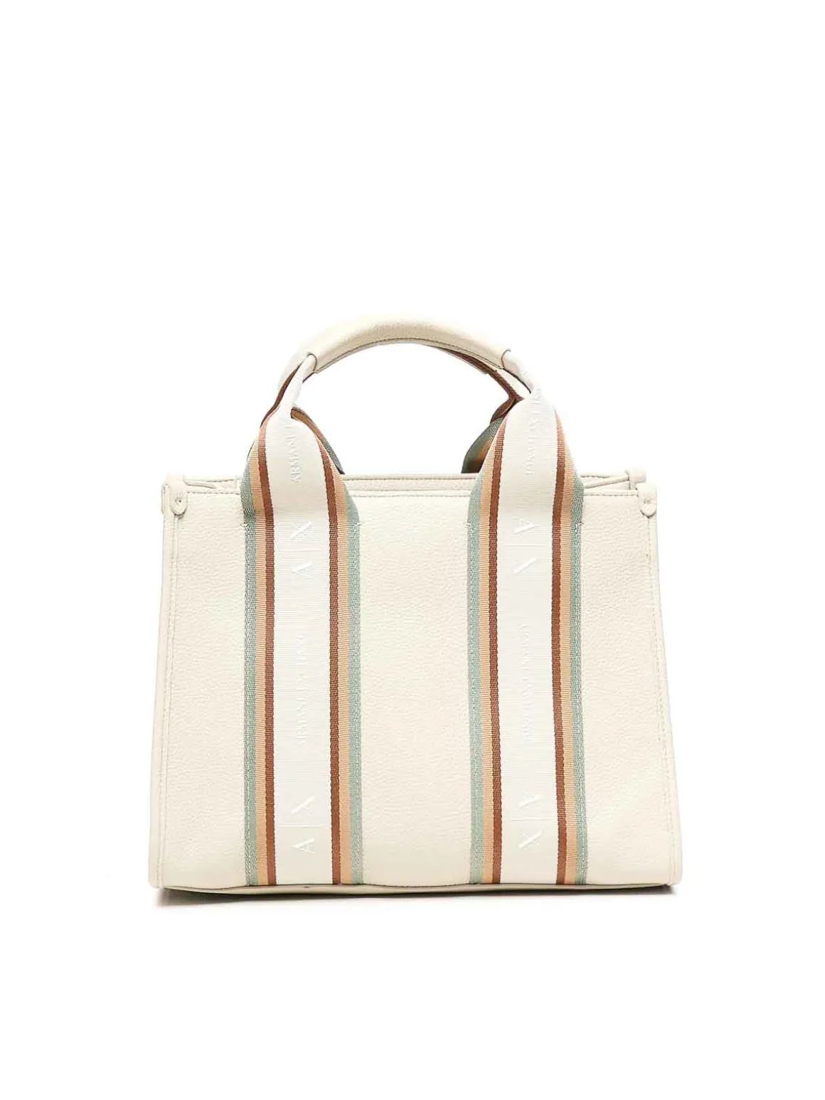 Mini borsa con bande contrastanti