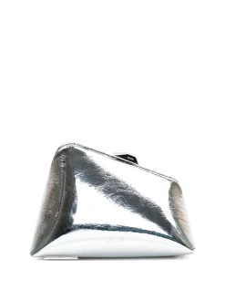 Mini Clutch In Pelle Di Vitello Laminato