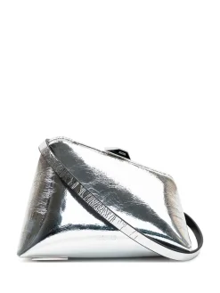 Mini Clutch In Pelle Di Vitello Laminato