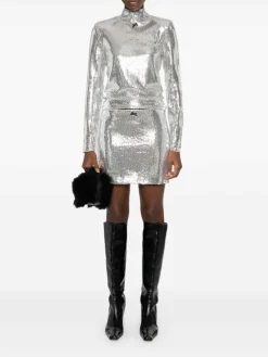 Mini gonna di paillettes