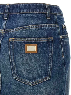 Mini gonna in denim