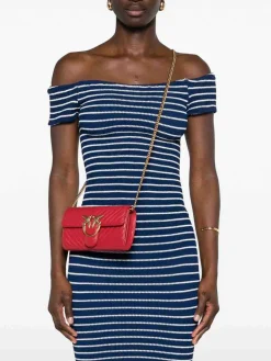 Mini Love Leather Crossbody Borse