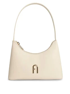 Mini mini in pelle di crema diamanta