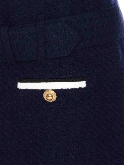 Mini Vestito blu boucle