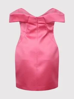 Mini Vestito Con Spalle Scoperte