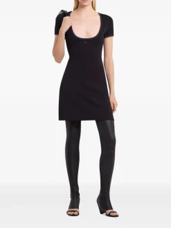 Mini Vestito a contrasto olistico