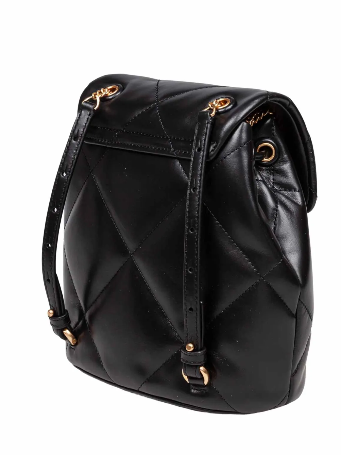 Mini Zaino Kira Diamond In Pelle Colore Nero