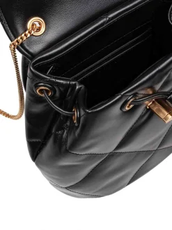 Mini Zaino Kira Diamond In Pelle Colore Nero