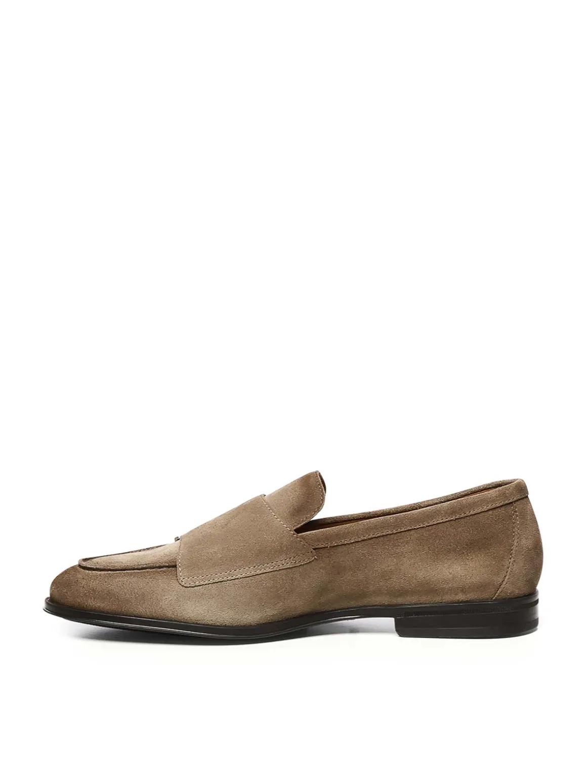 Mocassina in pelle a doppia fibbia