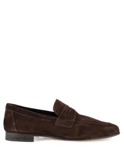Mocassine in pelle scamosciata