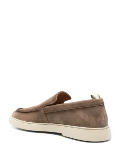 Mocassini in pelle di vitello beige