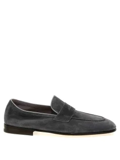 Mocassini in pelle scamosciata