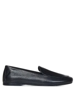 Mocassini Monroe in nappa di agnello nera