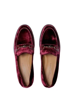 Mocassino Axel Bordeaux In Velluto
