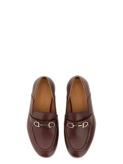 Mocassino Con Ornamento Gancini