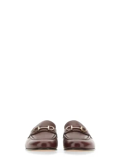 Mocassino Con Ornamento Gancini