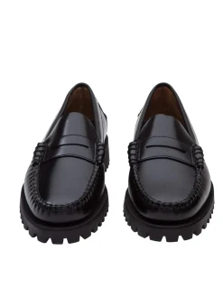 Mocassino Dan Lug In Pelle Colore Nero