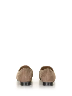 Mocassino in camoscio Beige