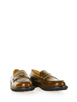 Mocassino In Pelle Marrone