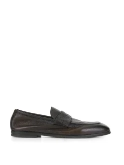 Mocassino Marrone In Pelle
