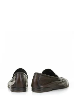 Mocassino Marrone In Pelle