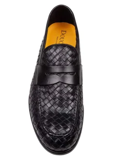 Mocassino Penny Adler In Pelle Intrecciata