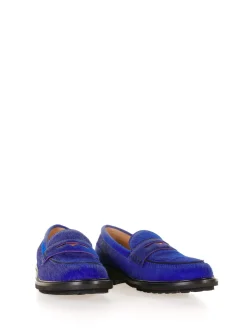 Mocassino Pony Blu