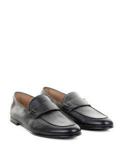 Mocassino Uomo Nero In Pelle