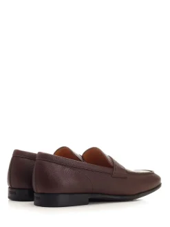 Moccasina in pelle martellato